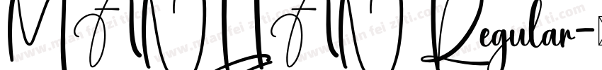 MANLIAN Regular字体转换